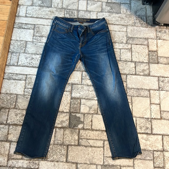 American Eagle Outfitters Jeans Mens Dark Faded Denim American Eagle Extreme Flex Original